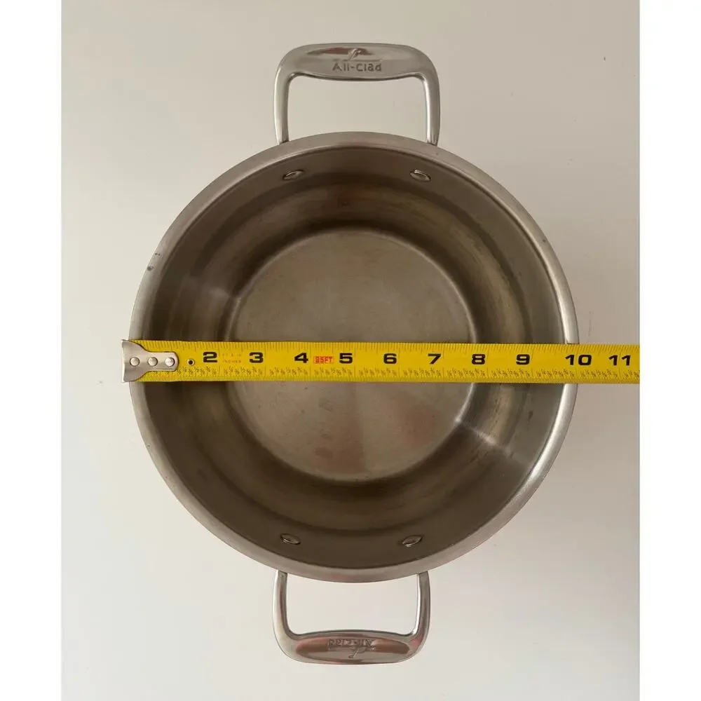 All-Clad Stainless Steel Induction Compatible Commercial 5.0QT/4.73L No Lid
